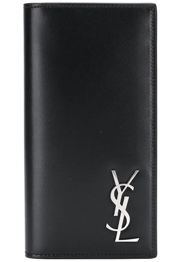 Saint Laurent plånbok med monogram - Svart