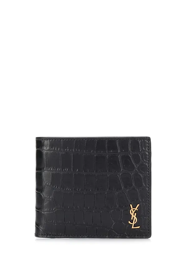 Saint Laurent plånbok med monogram - Svart