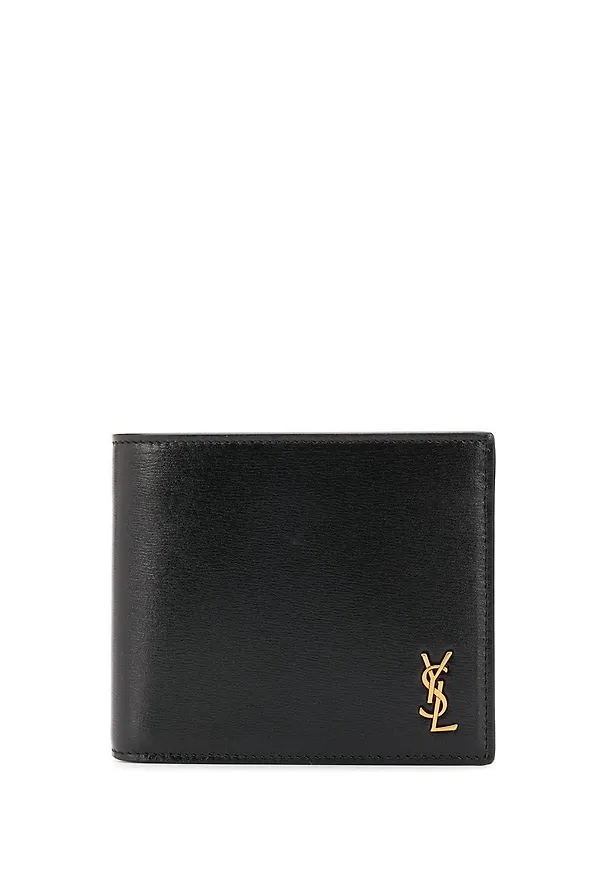 Saint Laurent plånbok med monogram - Svart