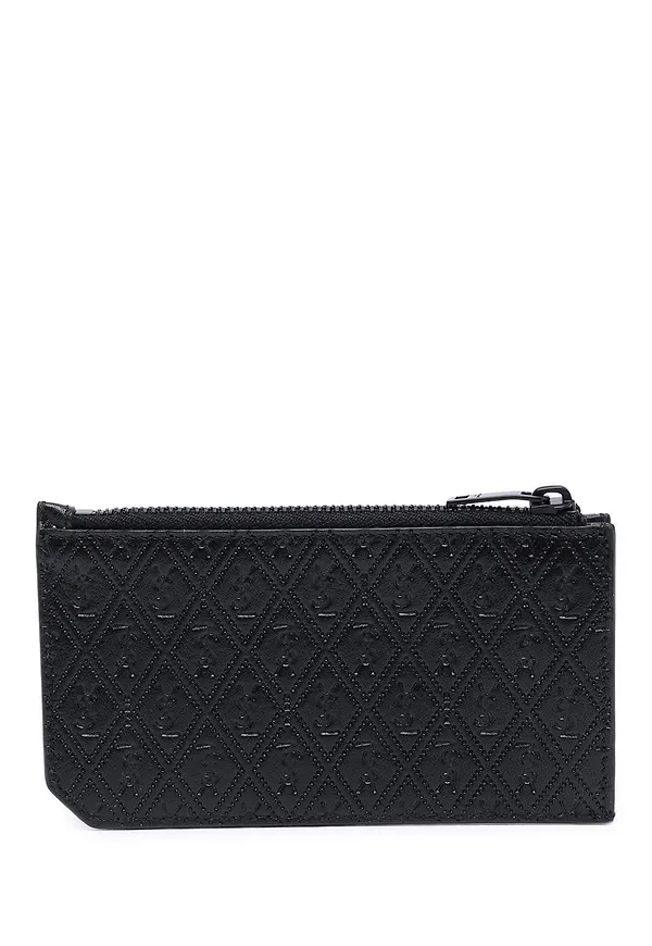 Saint Laurent plånbok med sedelklämma - Svart