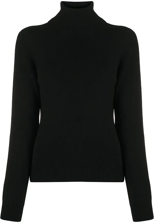 Saint Laurent polotröja i kashmir - Svart
