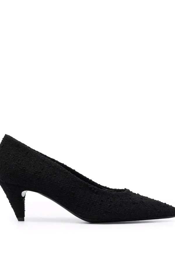 Saint Laurent pumps med taxklack - Svart