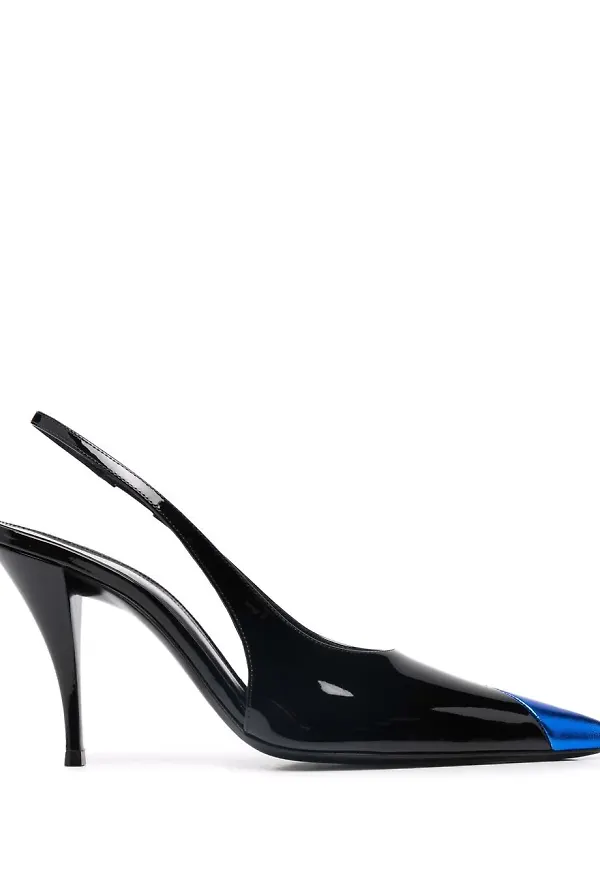 Saint Laurent pumps med tåhätta - Svart
