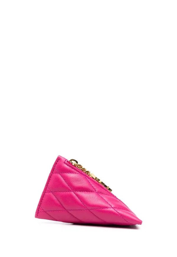 Saint Laurent quiltad geometrisk plånbok - Rosa