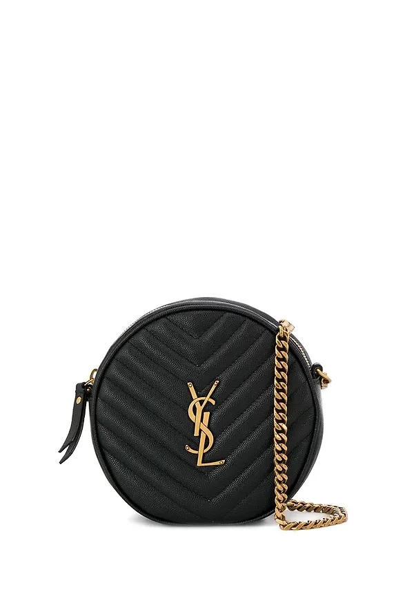 Saint Laurent quiltad väska - Svart