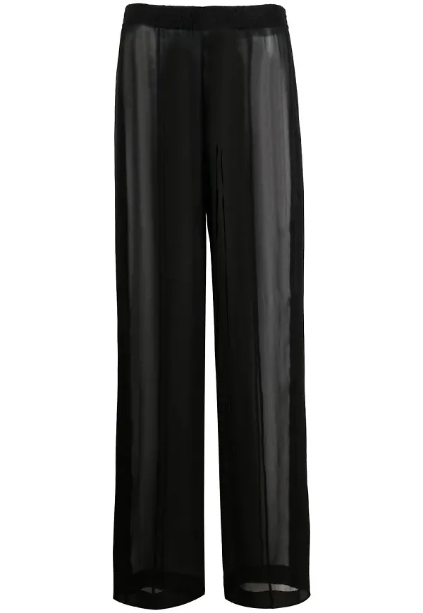 Saint Laurent raka byxor - Svart
