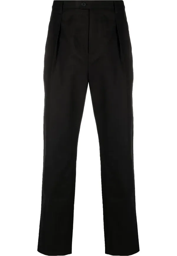 Saint Laurent raka finbyxor - Svart