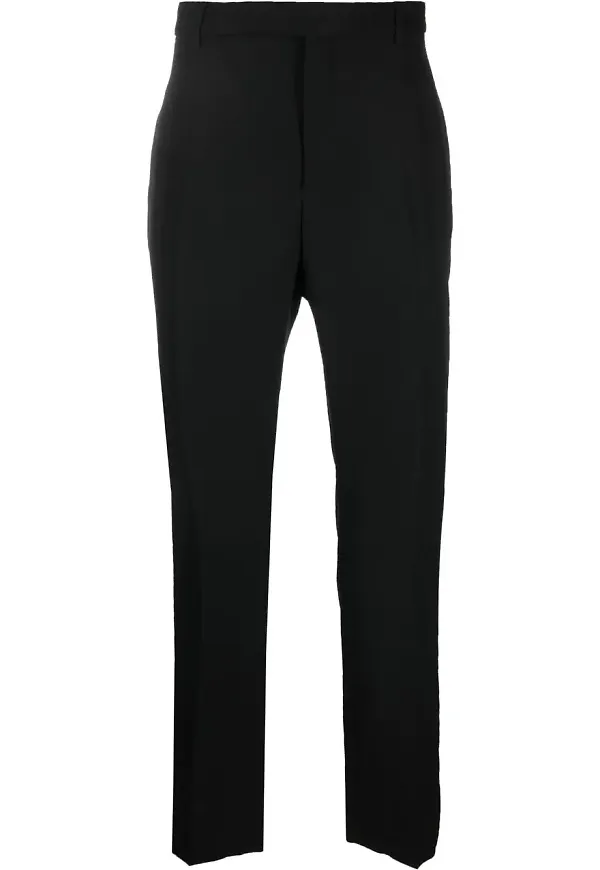Saint Laurent raka finbyxor - Svart