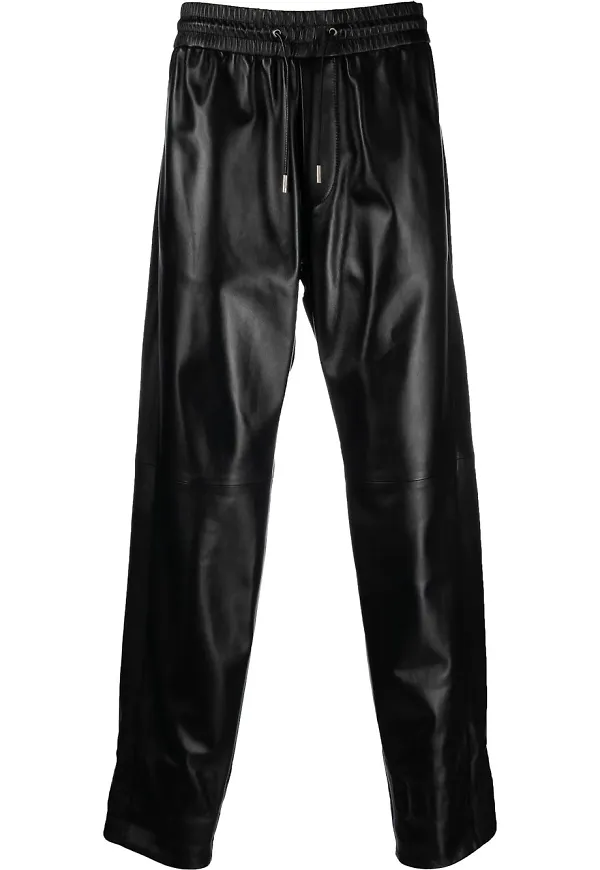 Saint Laurent raka skinnbyxor - Svart