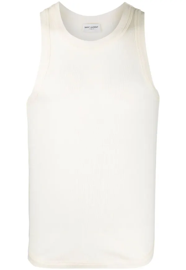Saint Laurent ribbat linne - Neutral