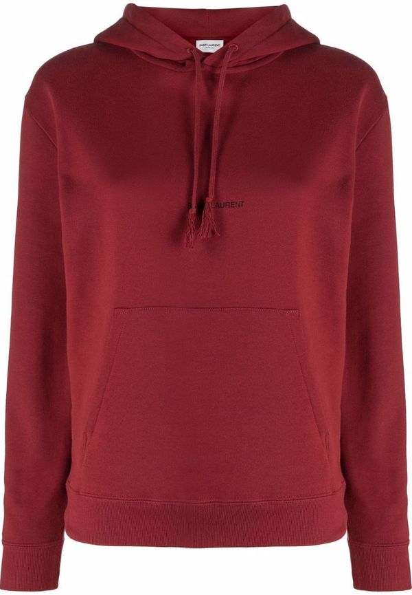 Saint Laurent Rive Gauche hoodie - Röd