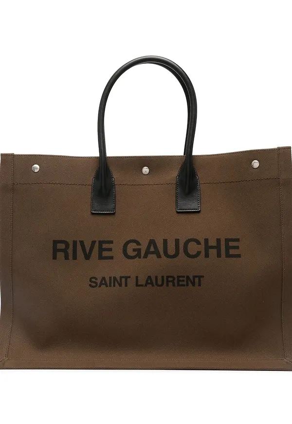 Saint Laurent Rive Gauche totebag - Grön