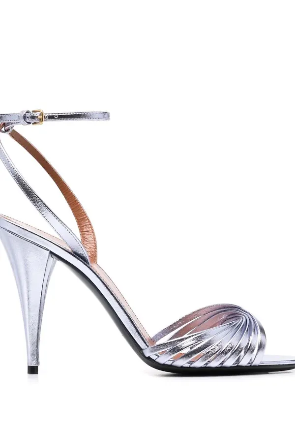Saint Laurent sandaler med remdetalj - Lila