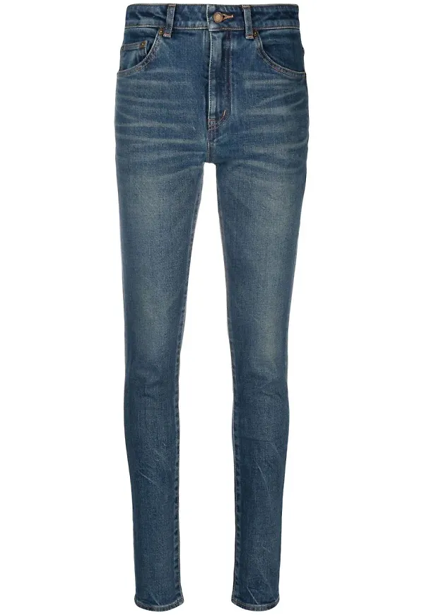 Saint Laurent skinny-jeans - Blå