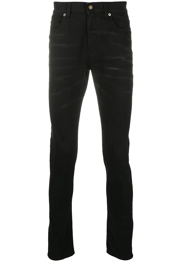 Saint Laurent skinny-jeans - Svart