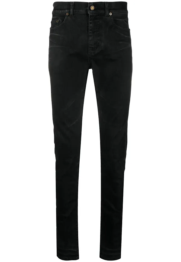 Saint Laurent skinny-jeans - Svart