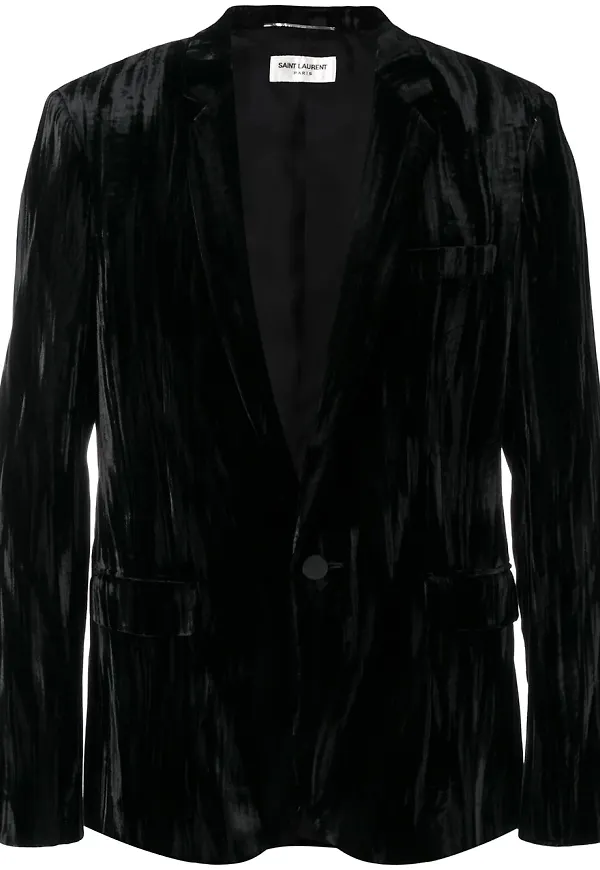Saint Laurent skräddad kostymkavaj - Svart
