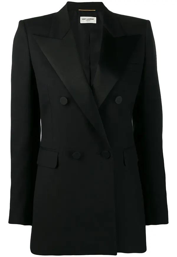 Saint Laurent skräddad smokingblazer - Svart