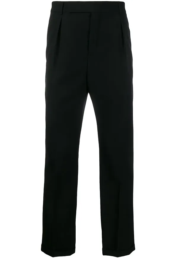 Saint Laurent skräddade byxor - Svart