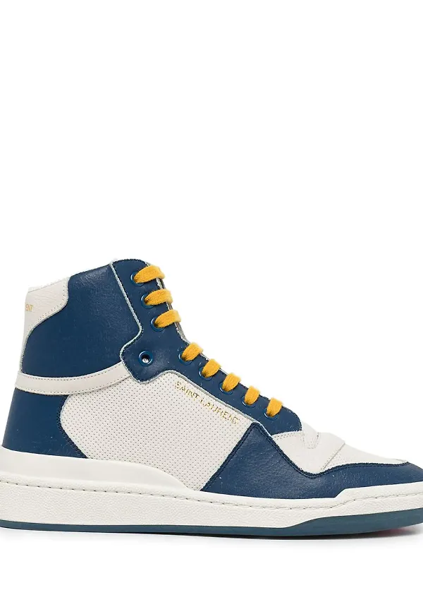 Saint Laurent SL24 höga sneakers - Blå