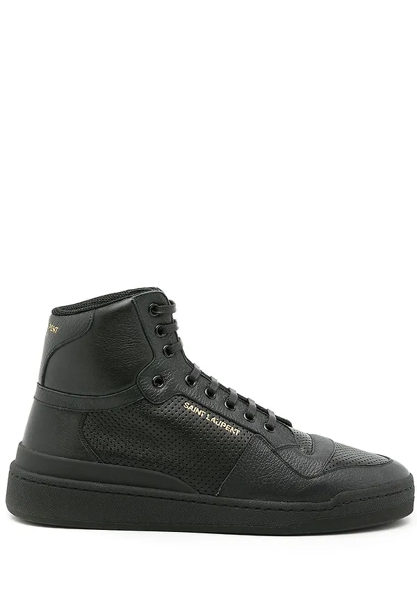Saint Laurent SL24 höga sneakers - Svart