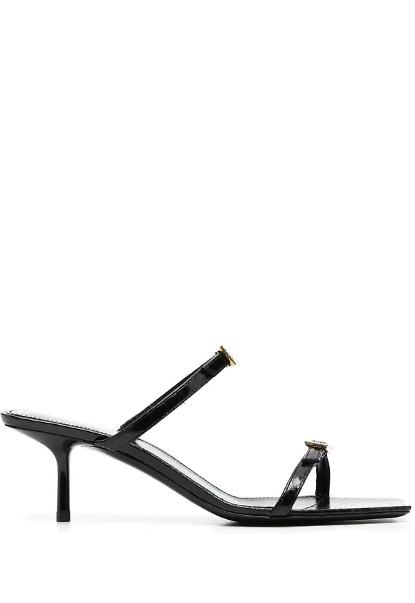 Saint Laurent slip-ons med spänne - Svart