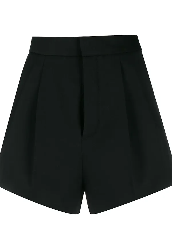 Saint Laurent smokingshorts - Svart