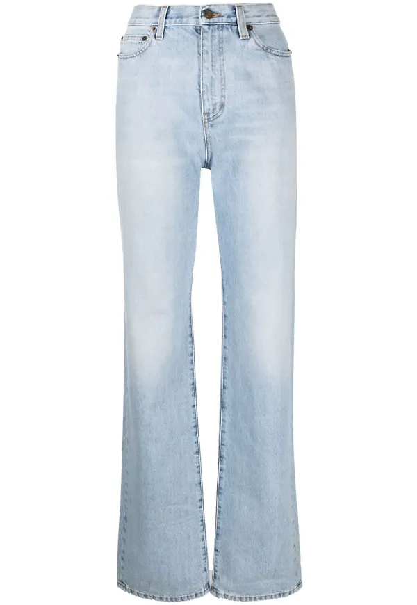 Saint Laurent straight-jeans - Blå