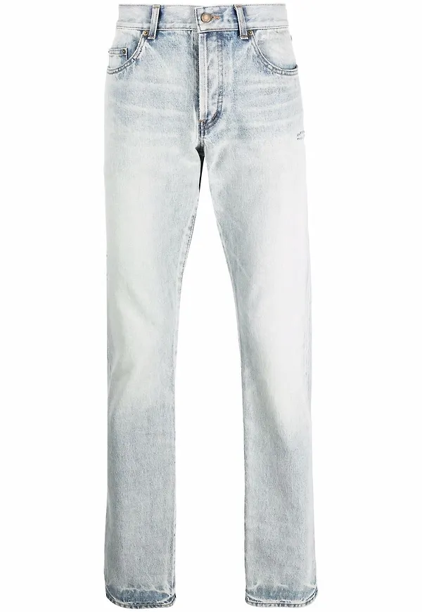 Saint Laurent straight-jeans - Blå