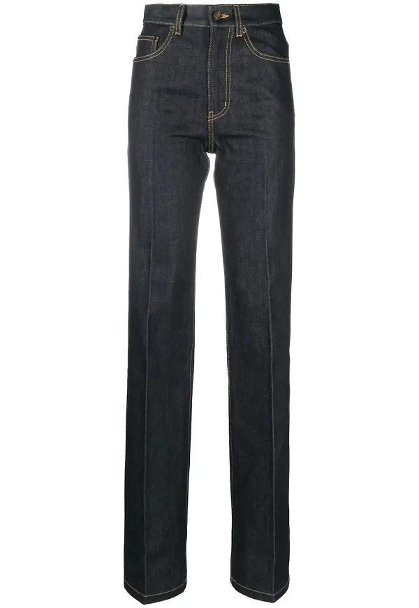 Saint Laurent straight-jeans - Blå