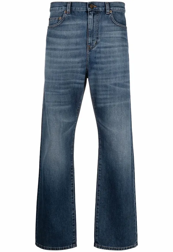 Saint Laurent straight-jeans - Blå
