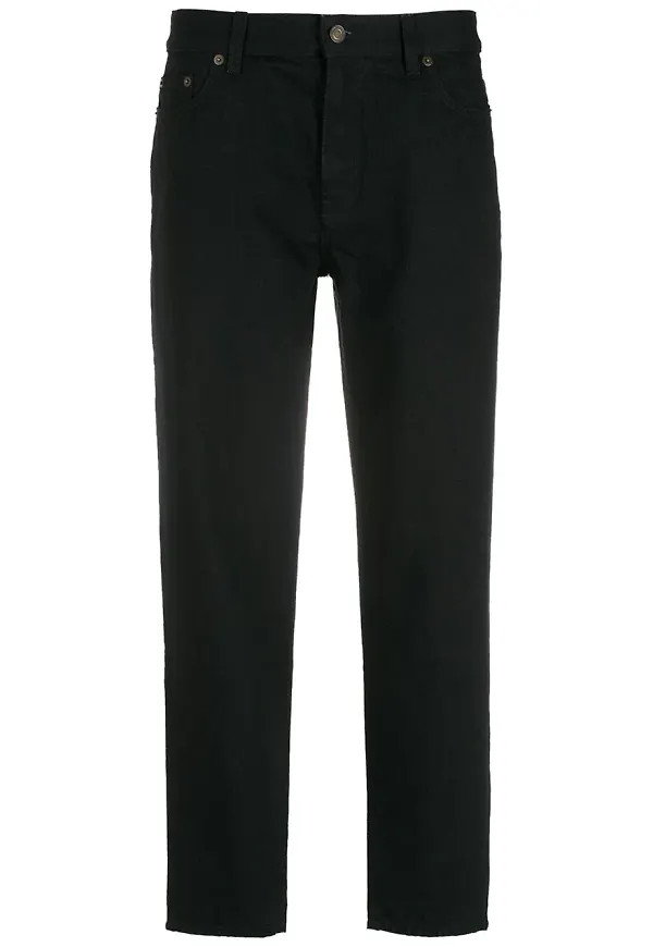 Saint Laurent straight-jeans - Svart