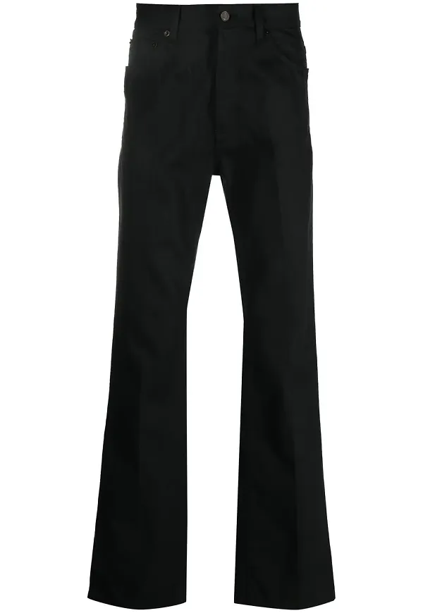 Saint Laurent straight-jeans - Svart