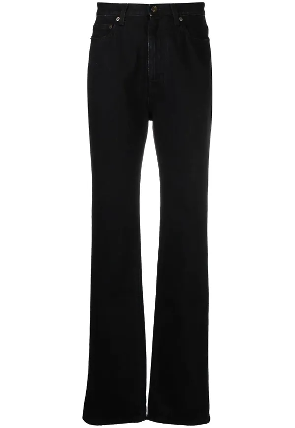Saint Laurent straight-jeans - Svart