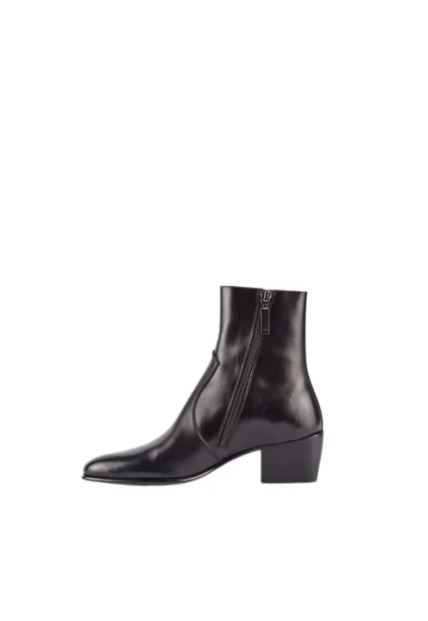 Saint Laurent Stövlar med klackar Svart, Dam