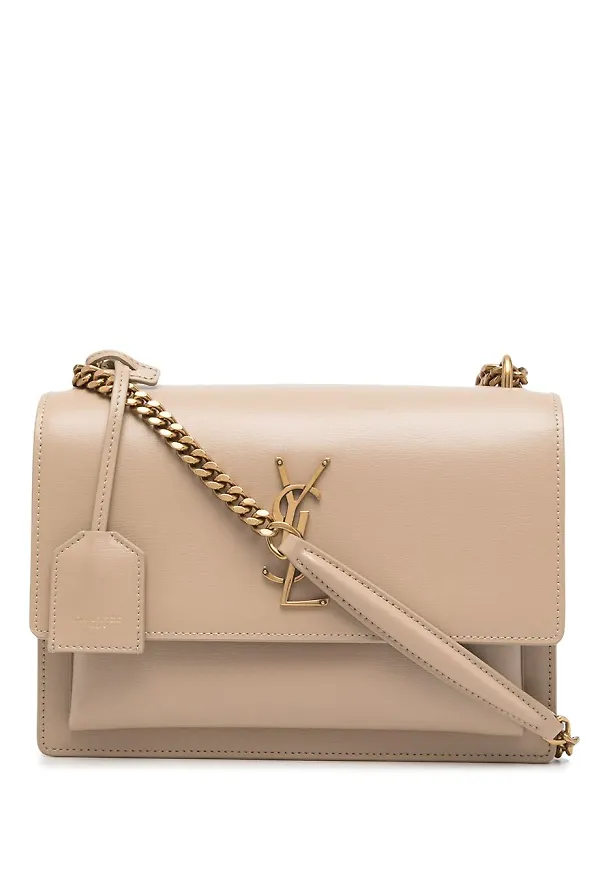 Saint Laurent Sunset axelväska - Neutral