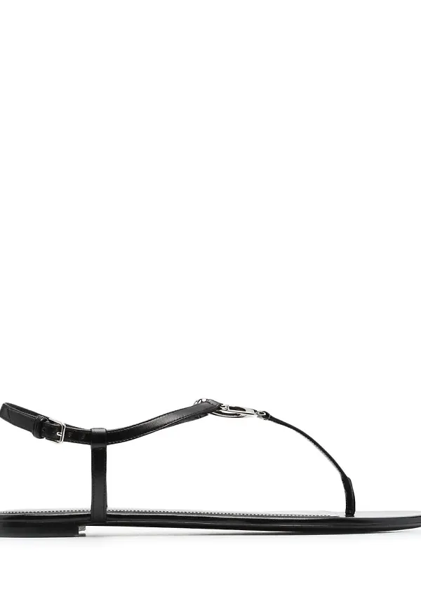 Saint Laurent T-Bar sandaler - Svart