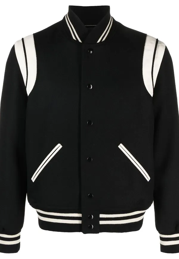Saint Laurent Teddy bomberjacka - Svart