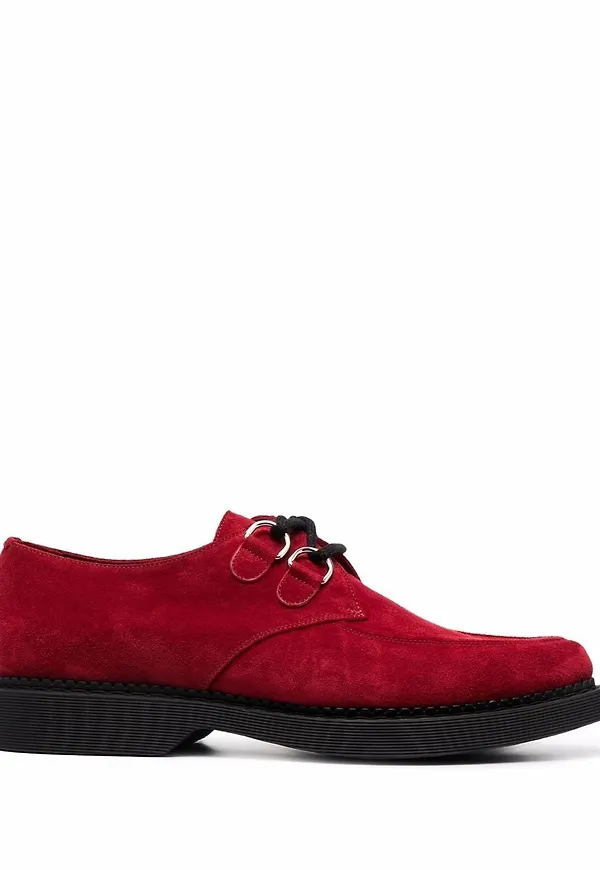 Saint Laurent Teddy derbyskor - Röd