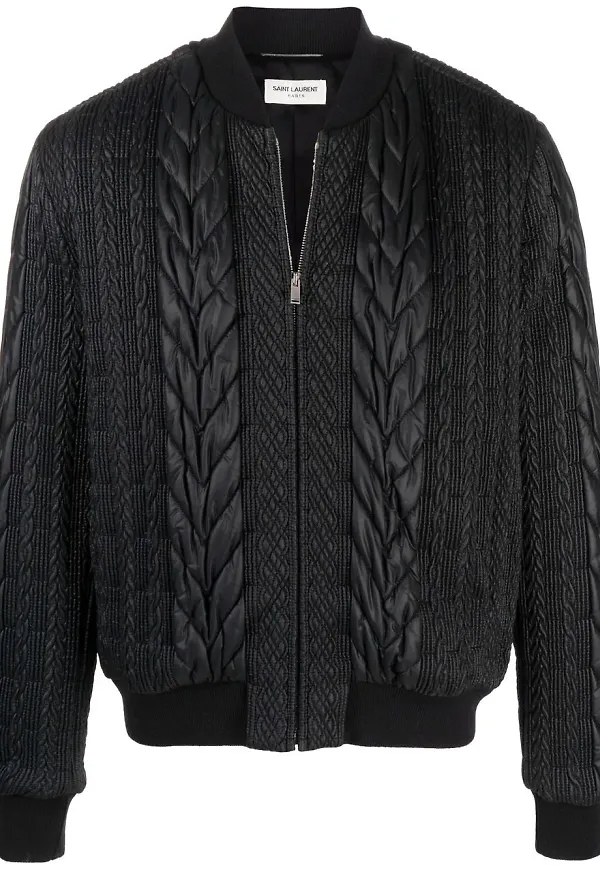 Saint Laurent Teddy jacka - Svart