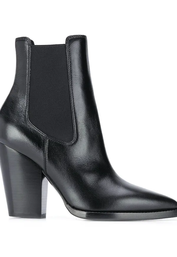 Saint Laurent Theo Chelsea-boots - Svart