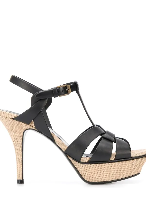 Saint Laurent Tribute sandaler - Svart