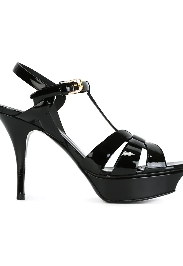 Saint Laurent Tribute sandaler - Svart