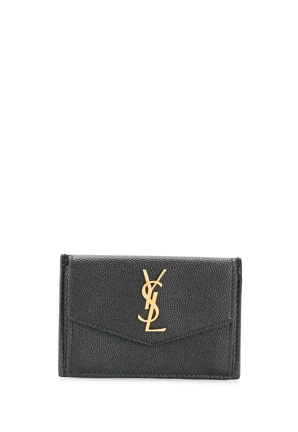 Saint Laurent Uptown kortfodral - Svart