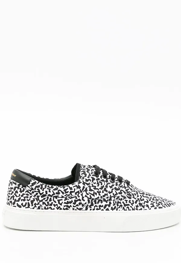 Saint Laurent Venice låga sneakers - Svart