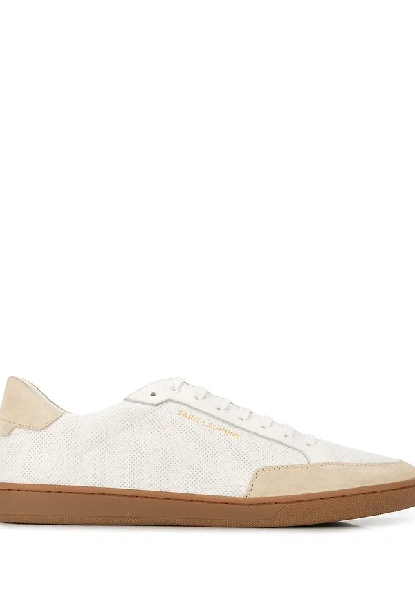 Saint Laurent Venice låga sneakers - Vit