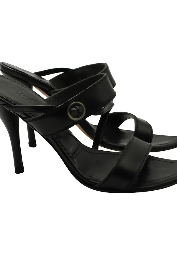 Saint Laurent Vintage - Sandaler - Svart - Dam - Storlek: 38 EU