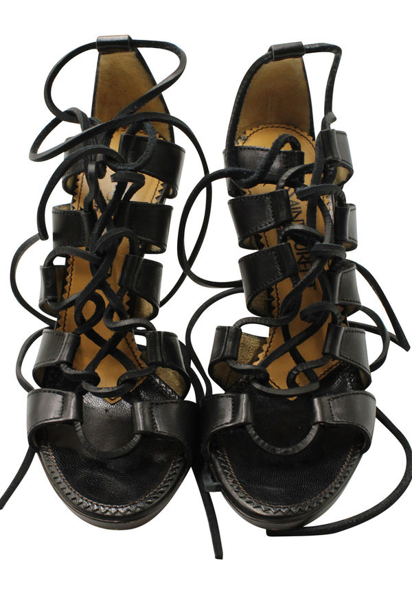 Saint Laurent Vintage - Vintage Skor - Svart - Dam - Storlek: 37 1/2 EU
