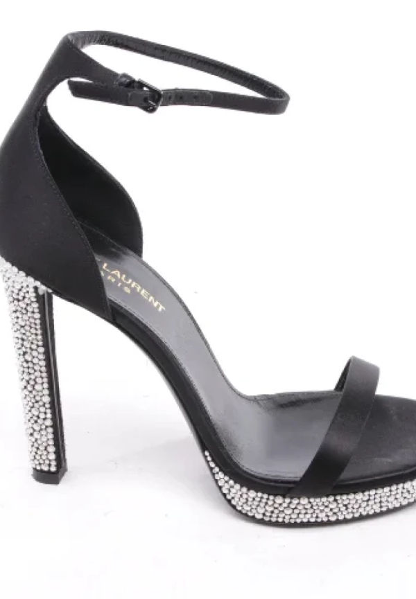 Saint Laurent Vintage Begagnade Sandalerer Svart, Dam