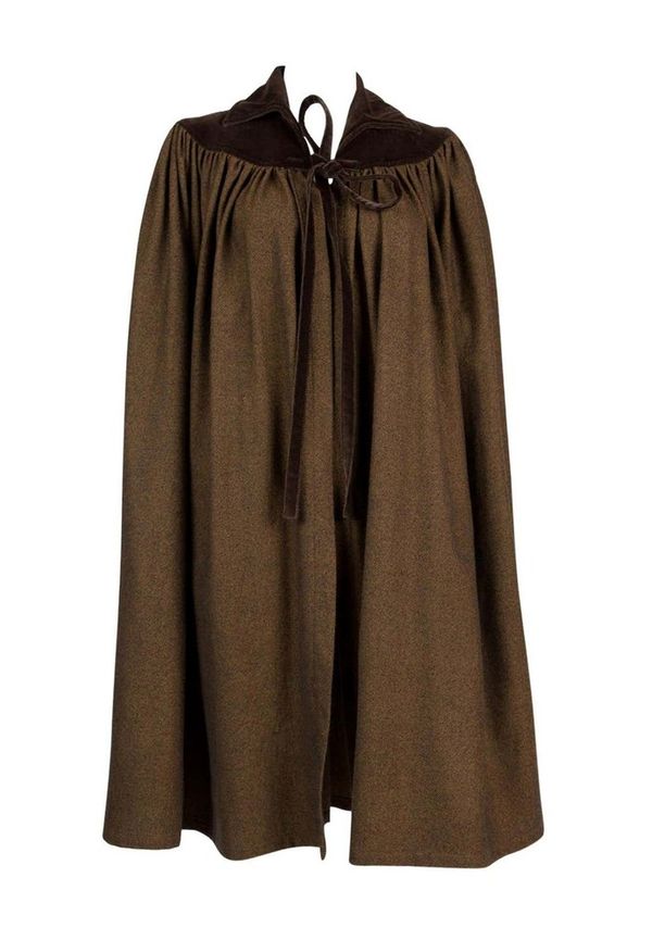 Saint Laurent Vintage Pre-Owned Cape Brun, Dam
